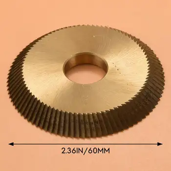 Титановое покрытие 60x6x16 мм Ключевое режущее лезвие для всех горизонтальных дисковых резаков для замочных машин
